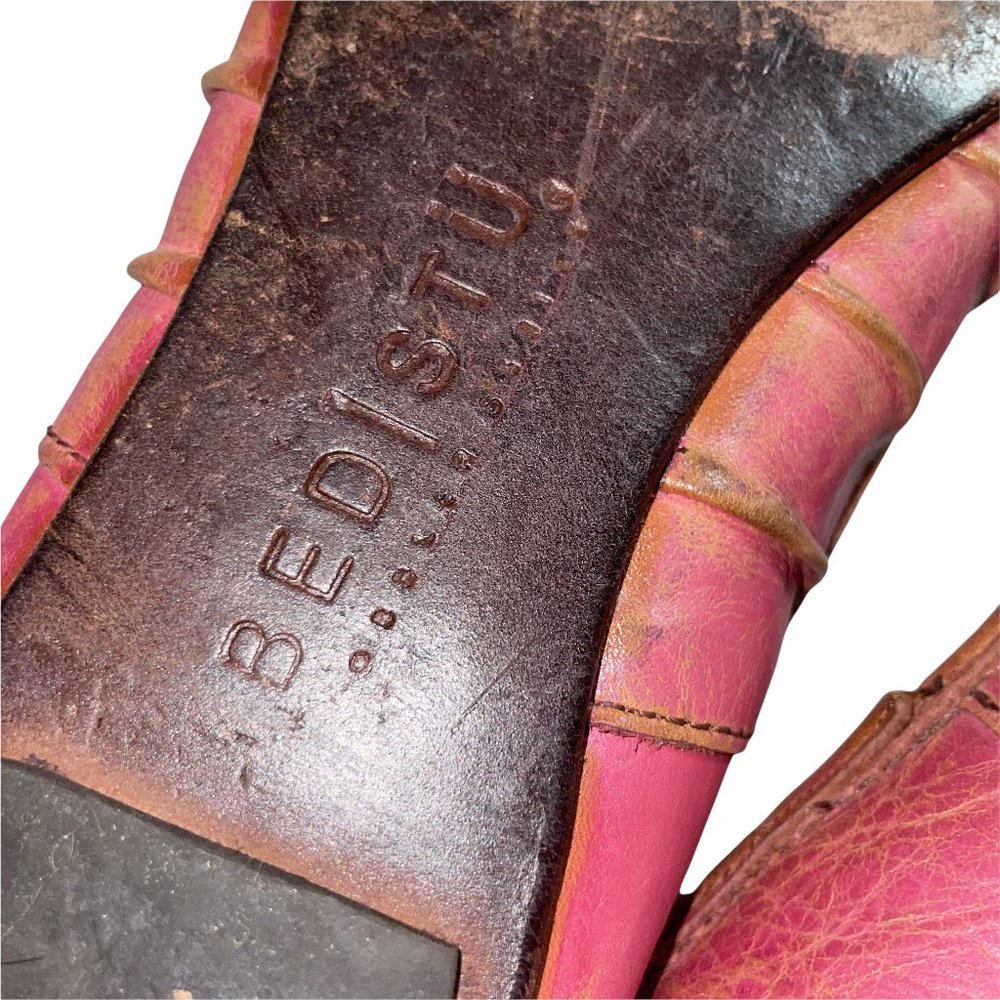 Bed Stu leather Step Cobbler Series Flats Women 8 - Picture 2 of 12
